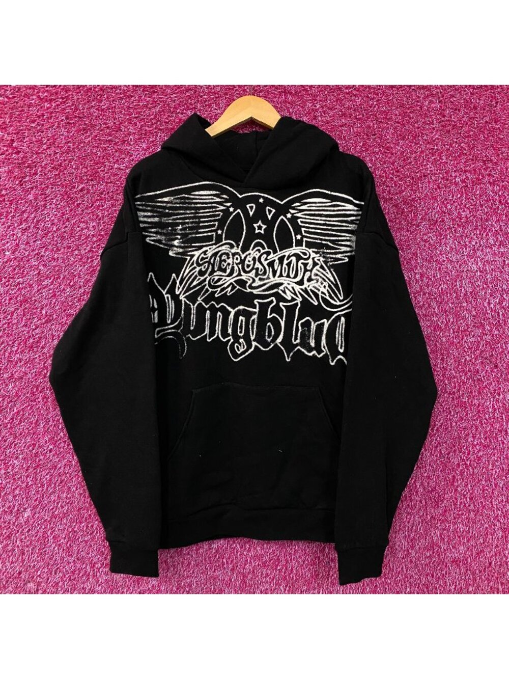 Aerosmith & YUNGBLUD "One More Time" My Only Angel Hoodie  XL